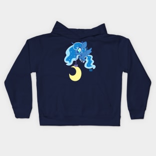 Pastel Pony Princess of the Moon Kids Hoodie